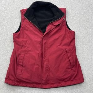 Lauren-RL Active Vest Womens Small Ralph Lauren Pockets Full Zip Front Outdoors